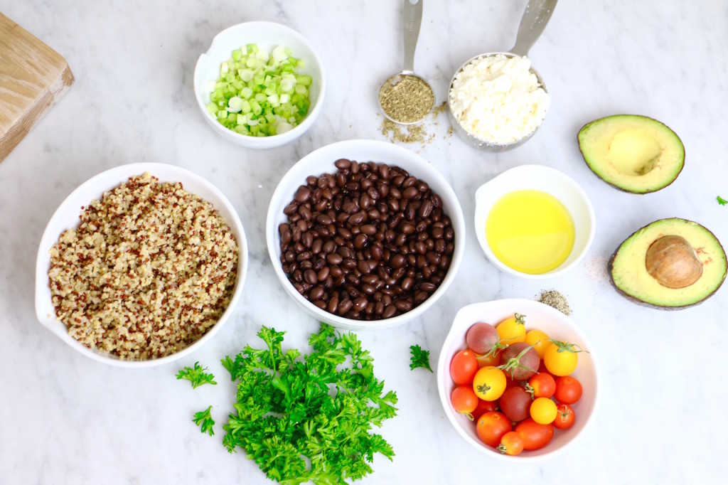 Black Bean Avocado Salad Ingredients
