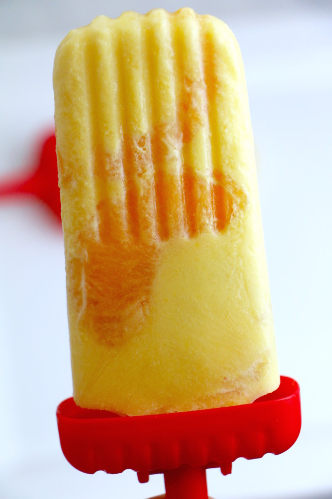 Healthy Orange Coconut Popsicle