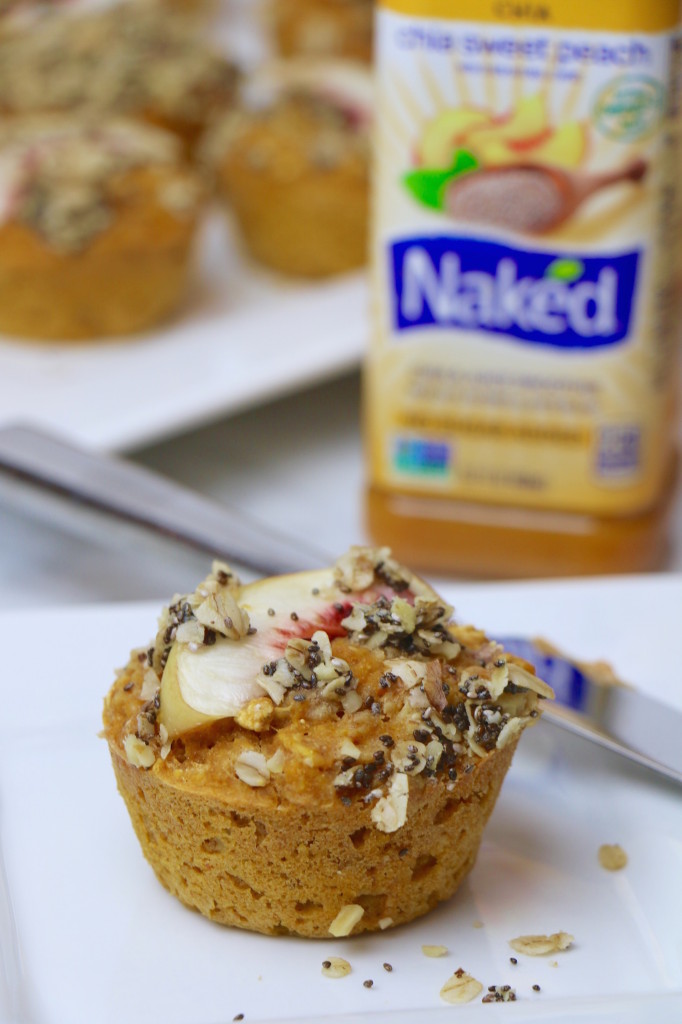 Peach Chia Muffins