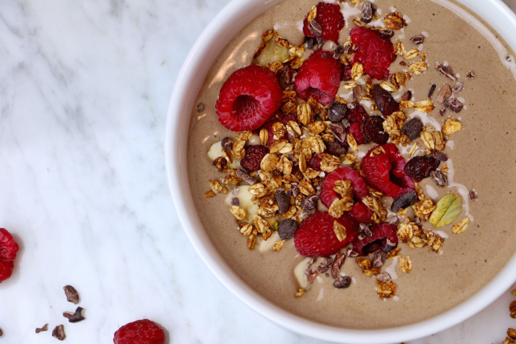 Maca Raspberry Breakfast Bowl