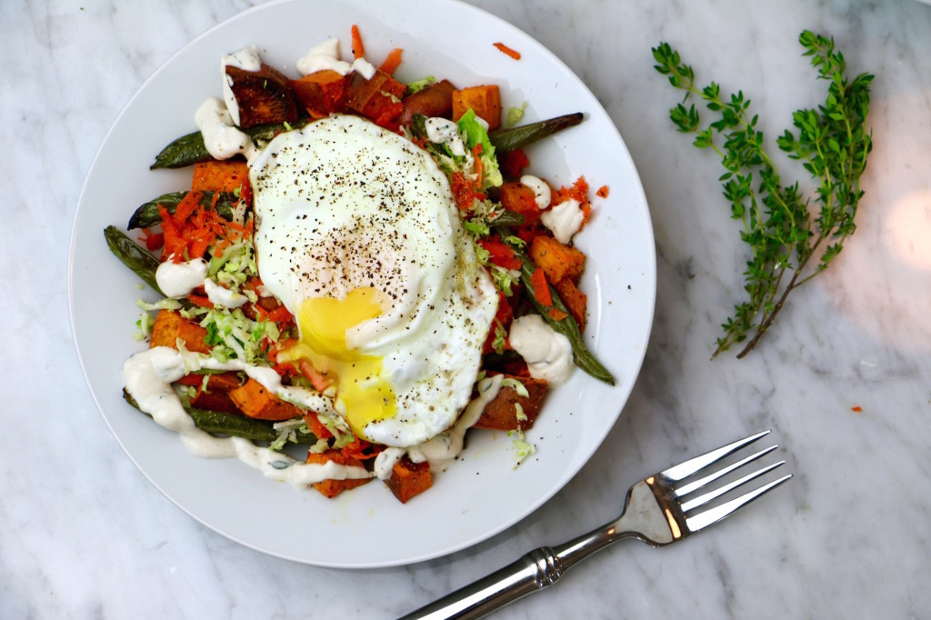 Buckwheat Breakfast Bowl with Poached Egg