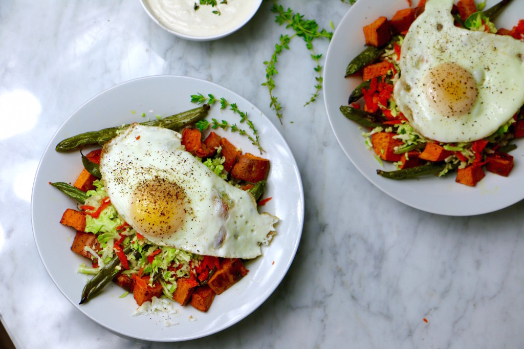 Buckwheat Breakfast Bowl with Roasted Veggies