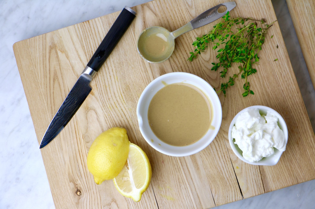 Lemon Garlic Tahini Sauce