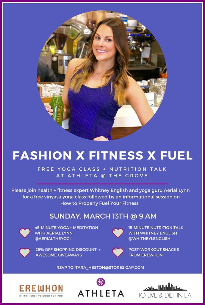 Yoga + Nutrition with Athleta