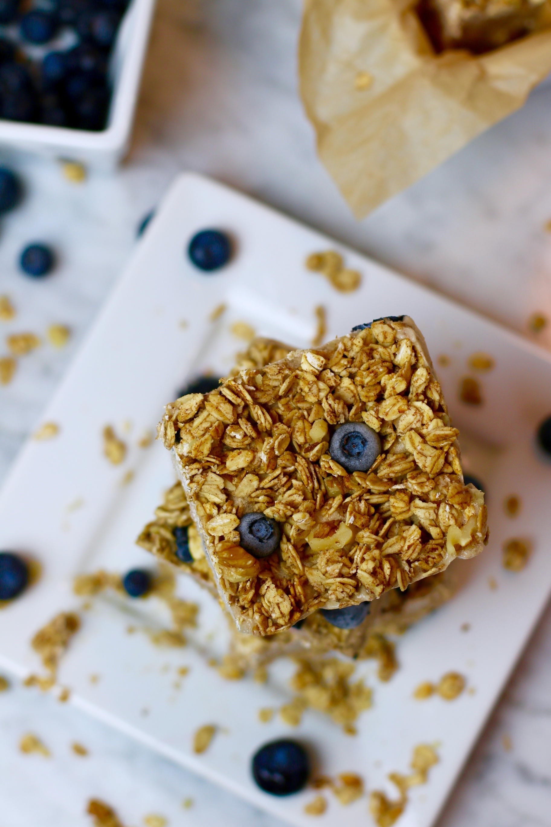 blueberry nice cream bars