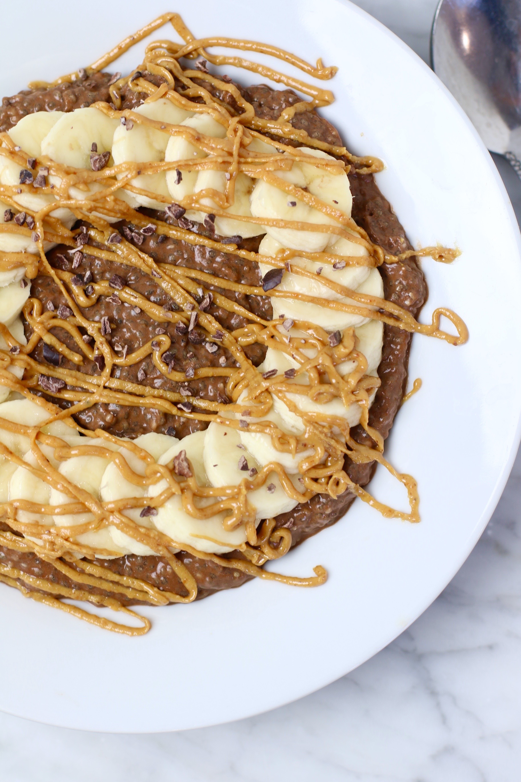 Chocolate Peanut Butter Chia Pudding