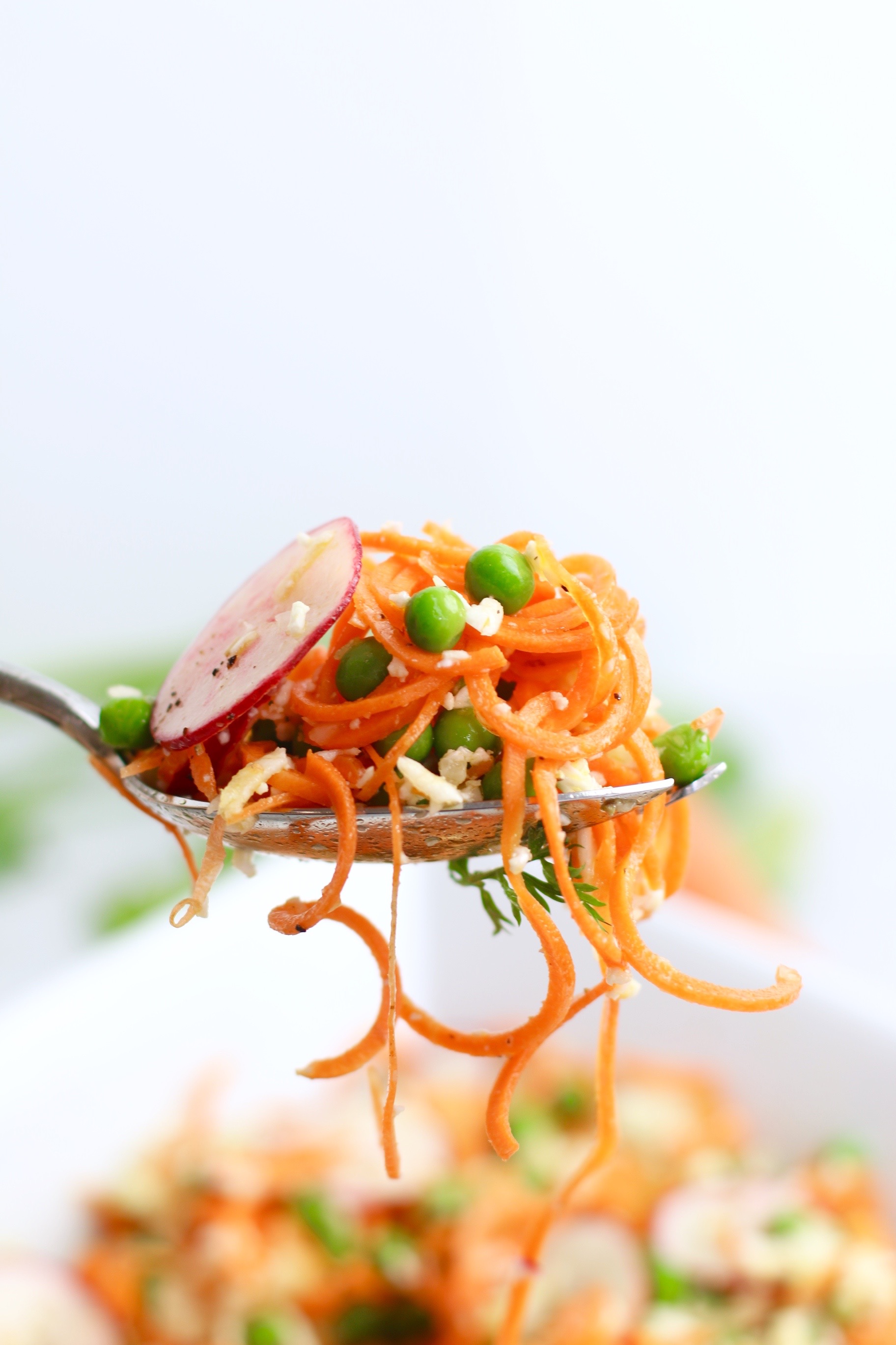 Vegan Pea and Carrot Salad