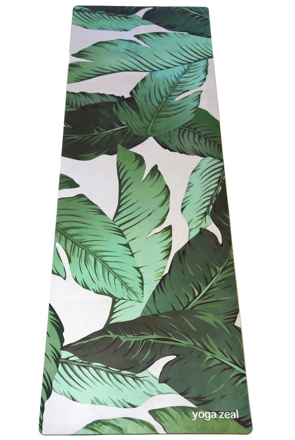 yoga zeal banana leaf mat