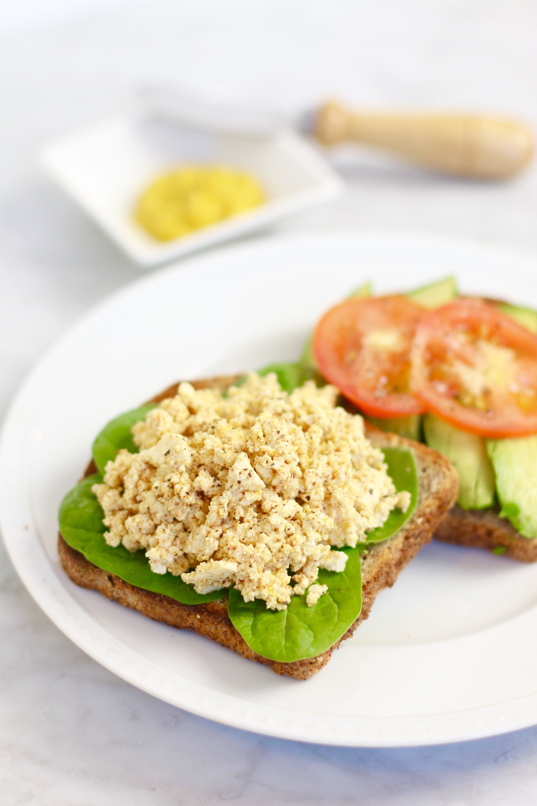 tofu egg salad