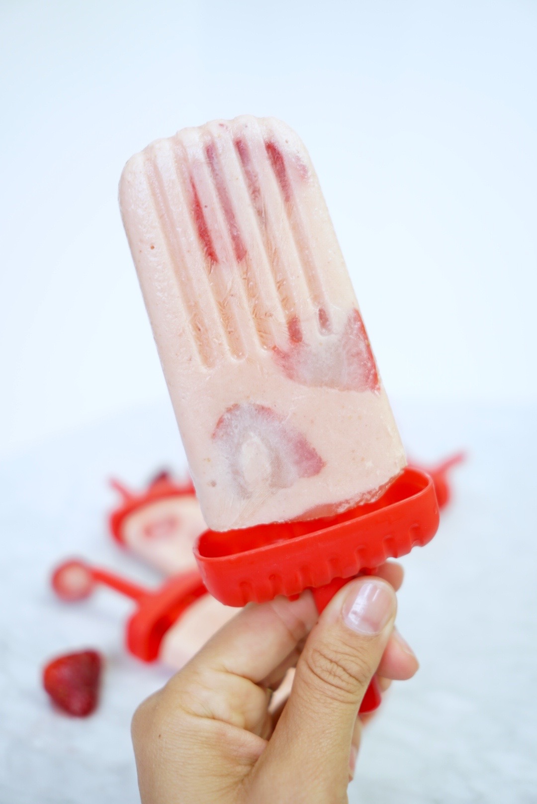 strawberry mango vegan creamsicles