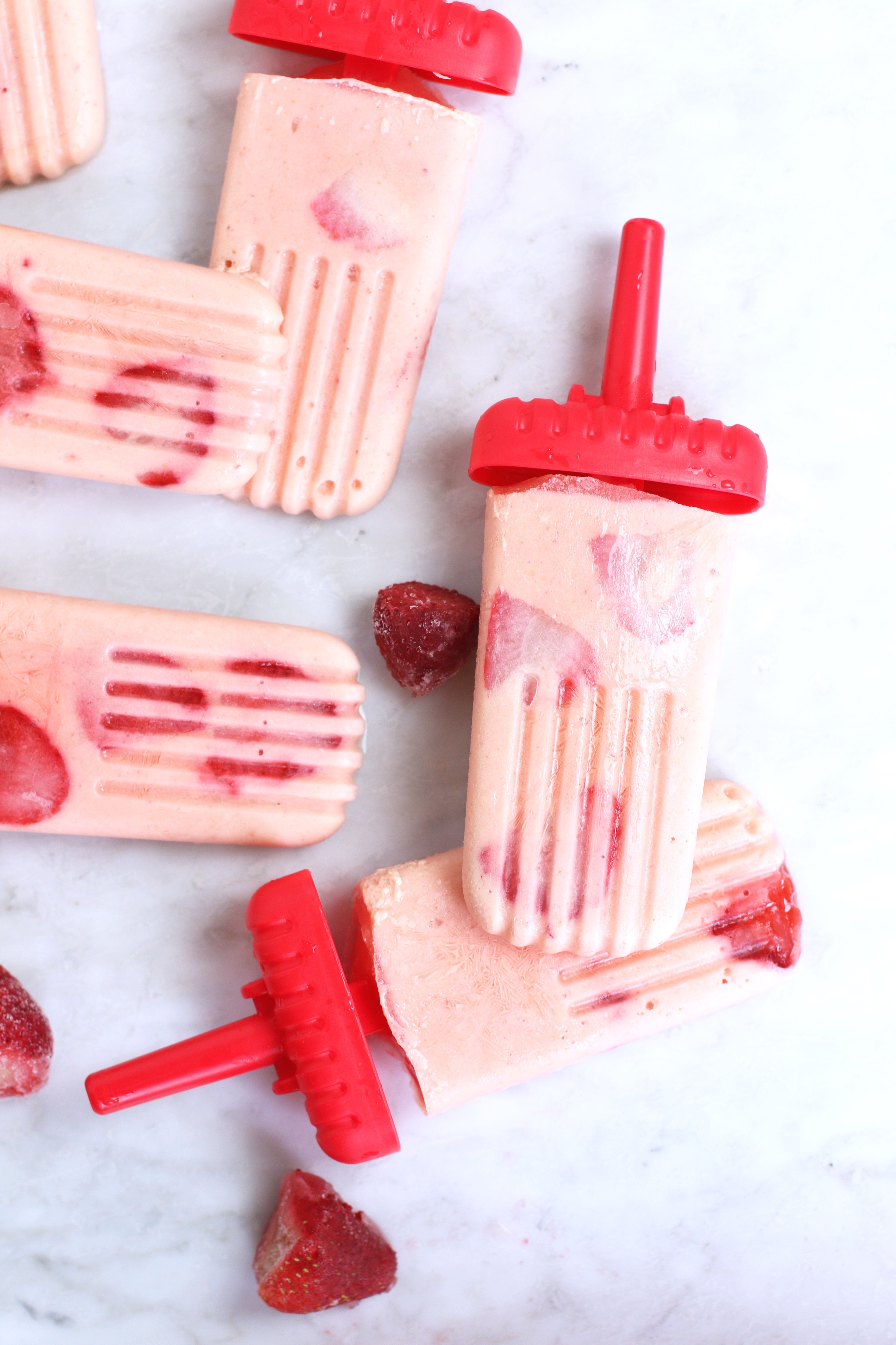 strawberry mango vegan creamsicles