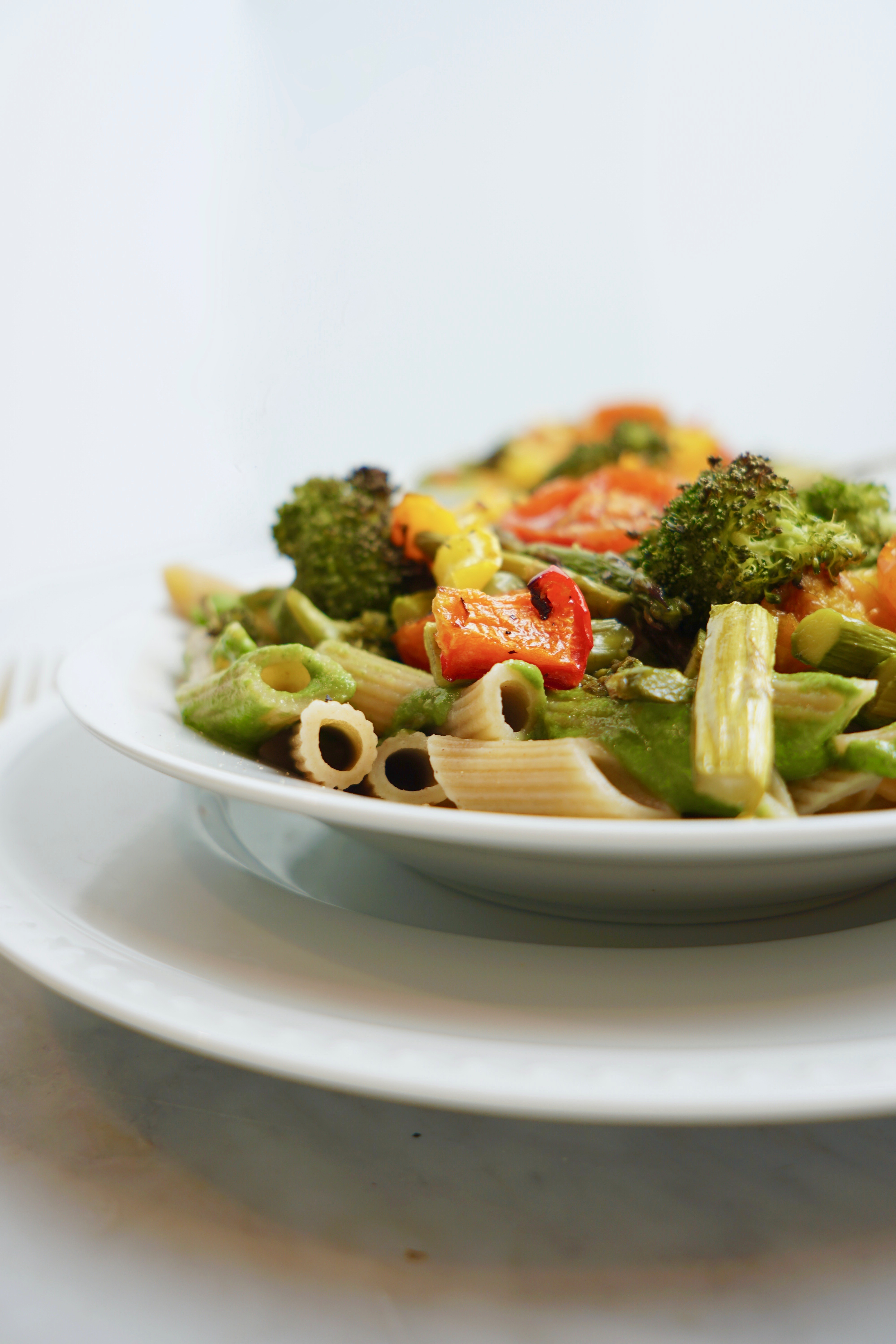 Vegan Pesto Pasta Primavera 