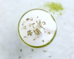 Lavender Matcha Latte