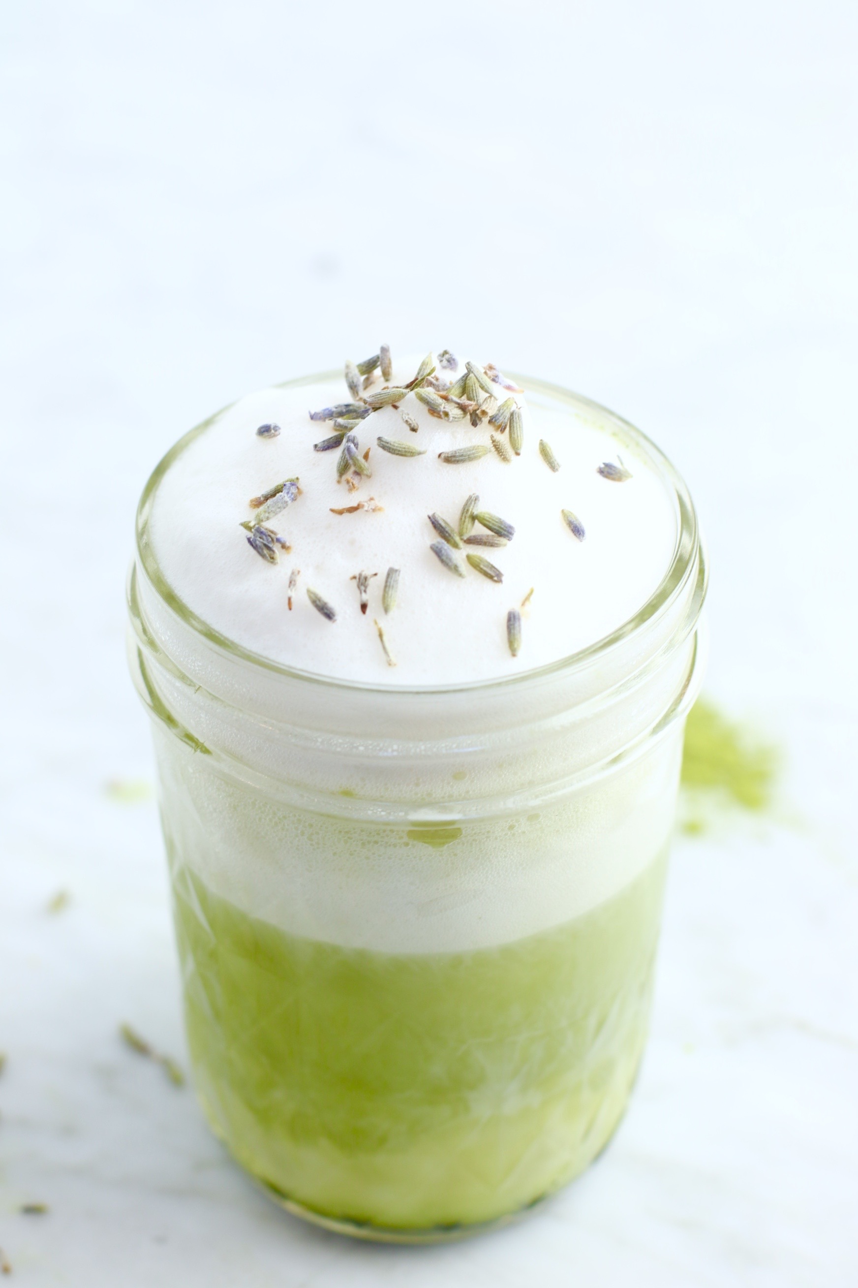 Lavender Matcha Latte 