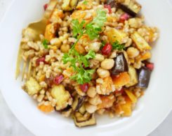 Warm Butternut Squash + Farro Salad