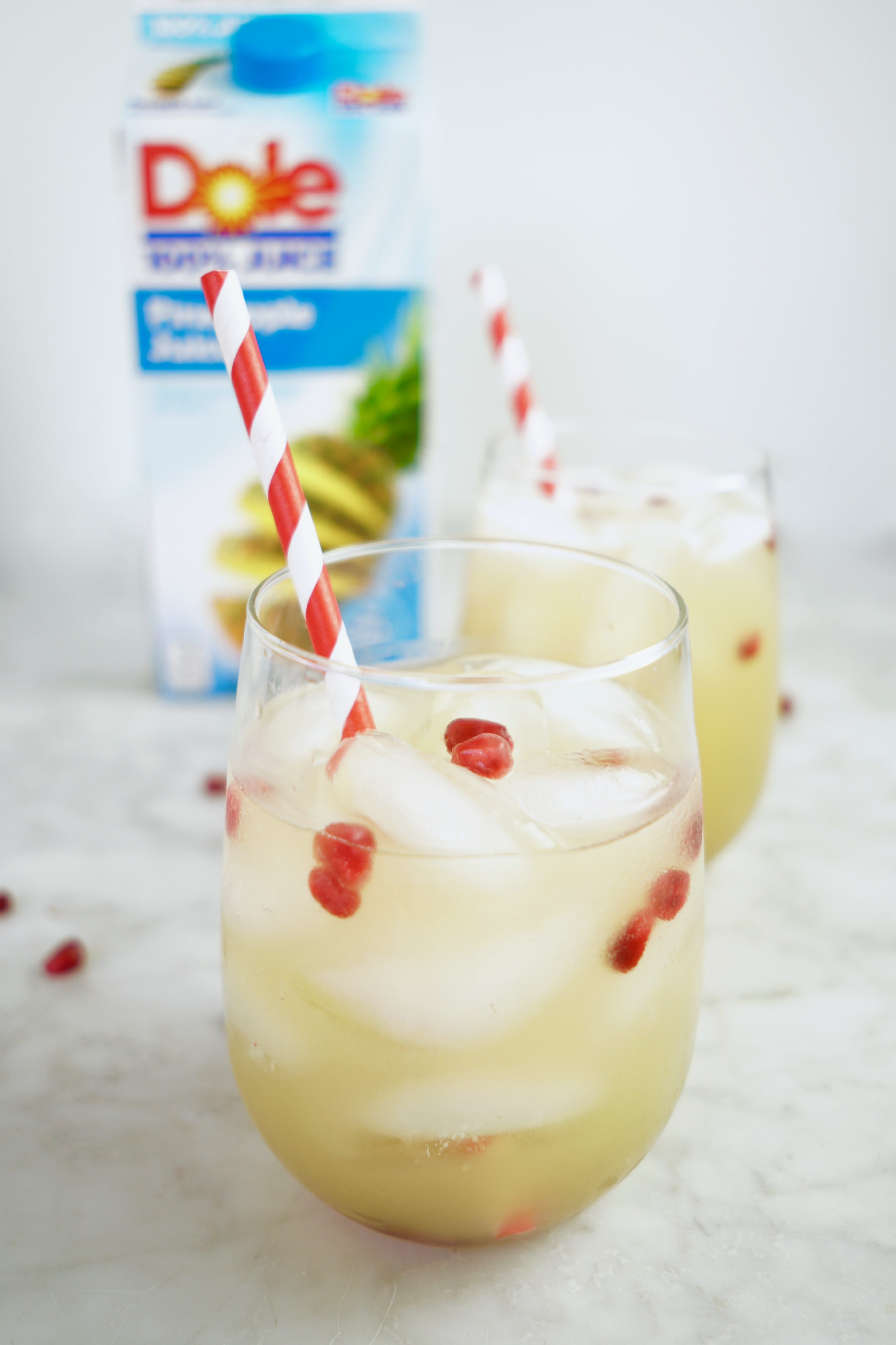 Pineapple Pomegranate Spritzer
