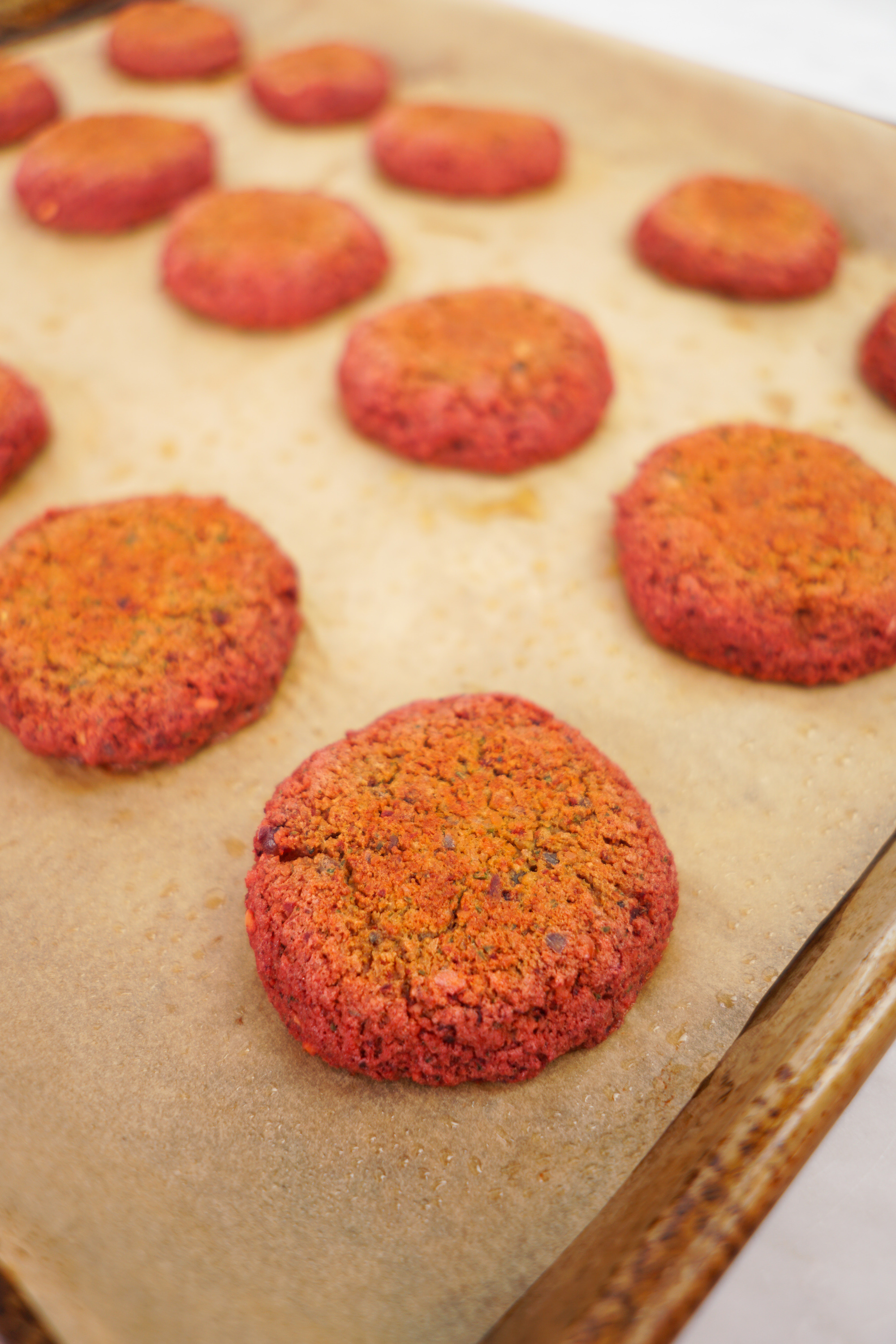 Baked Beet Falafels
