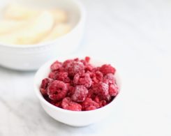 raspberry banana nice cream