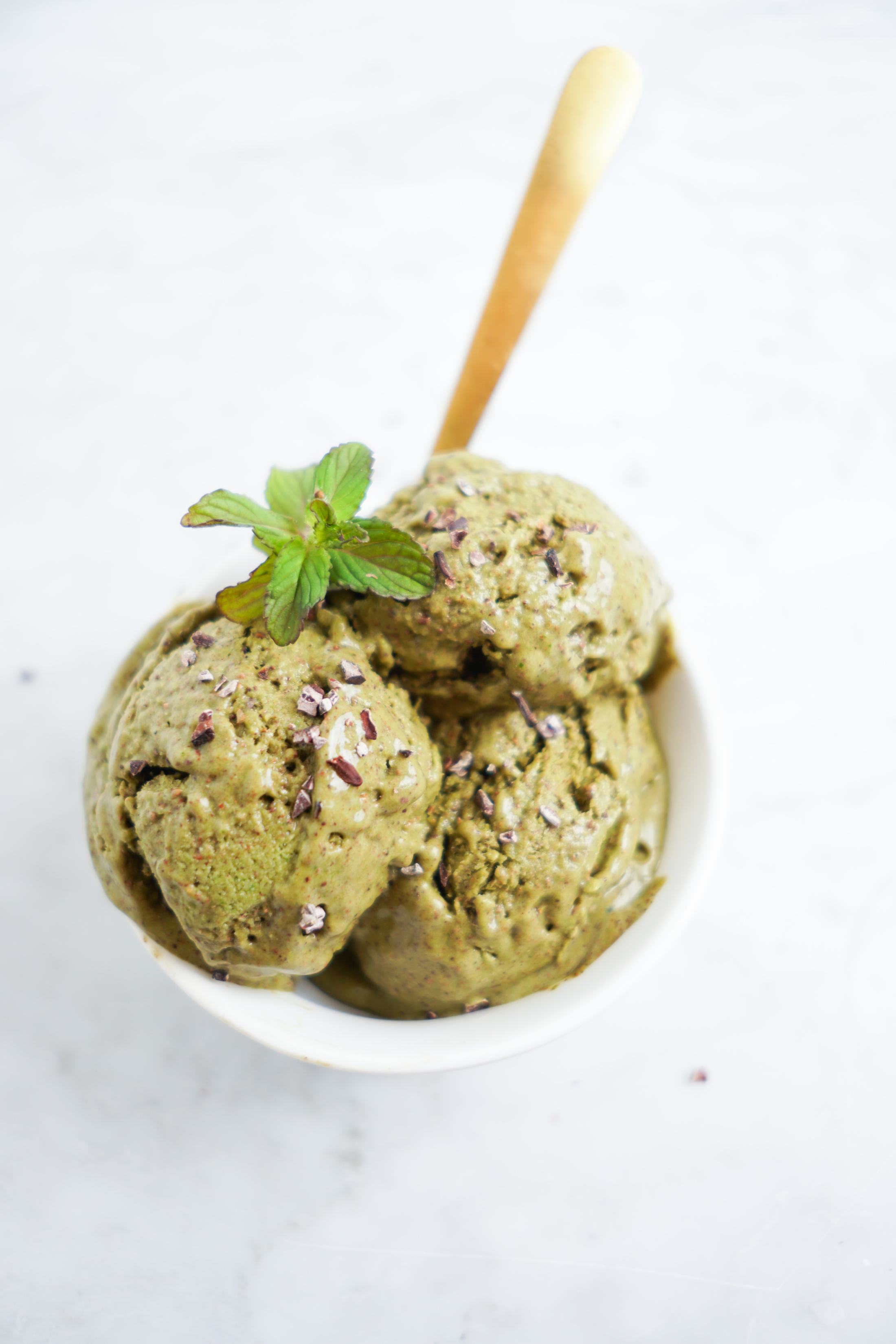 Mint Chocolate Chip Nice Cream Recipe
