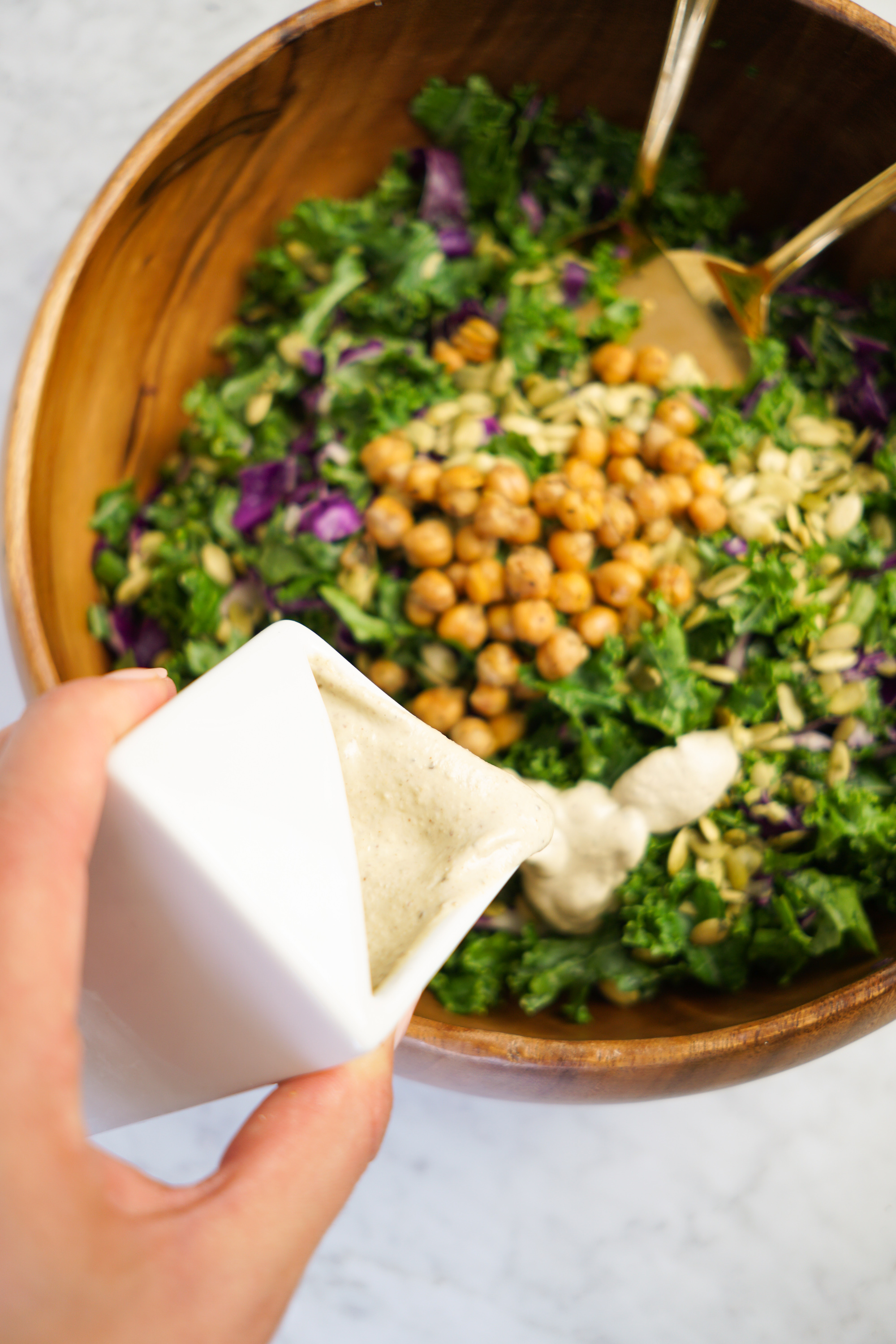 dairy free kale caesar salad dressing