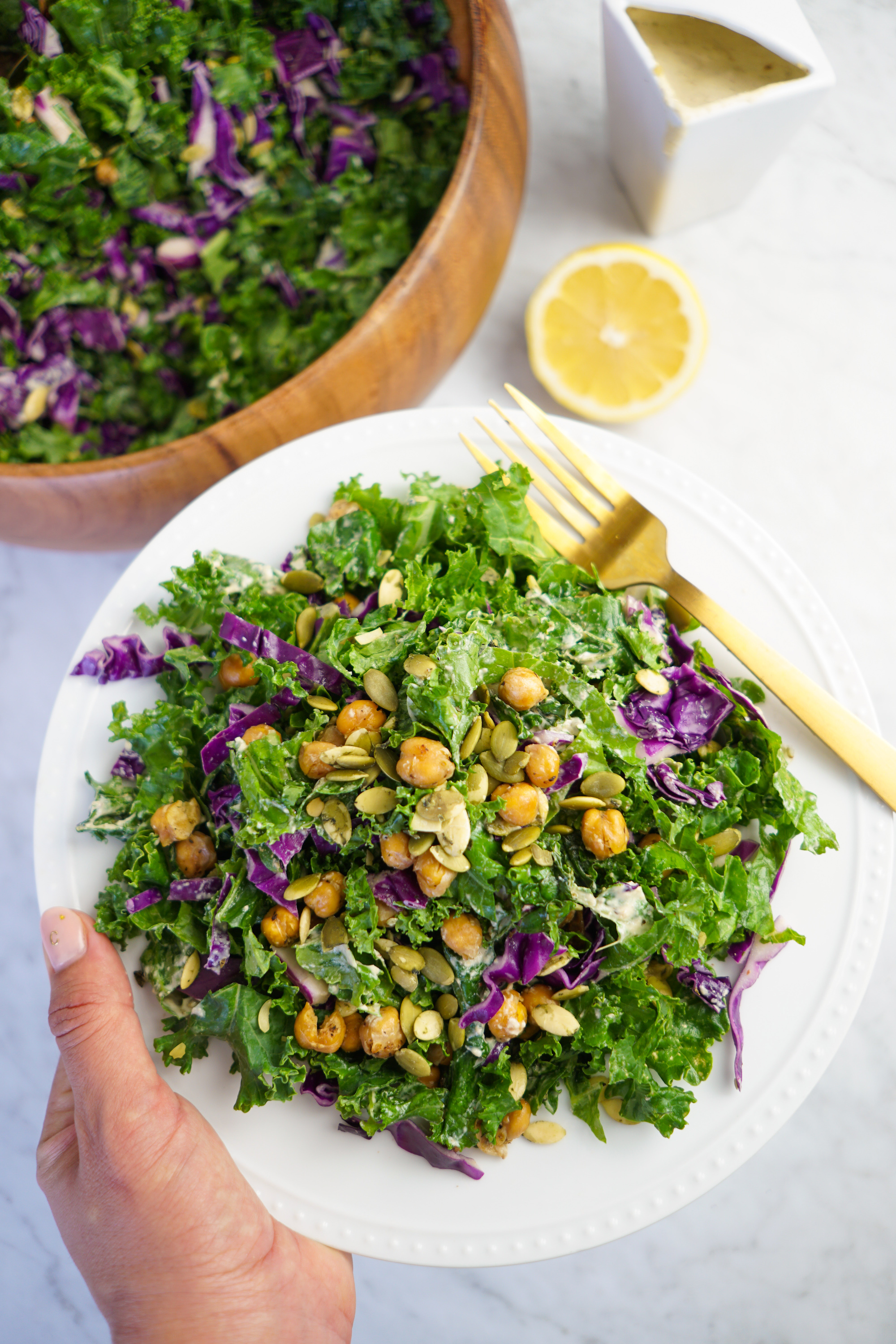 vegan kale caesar recipe