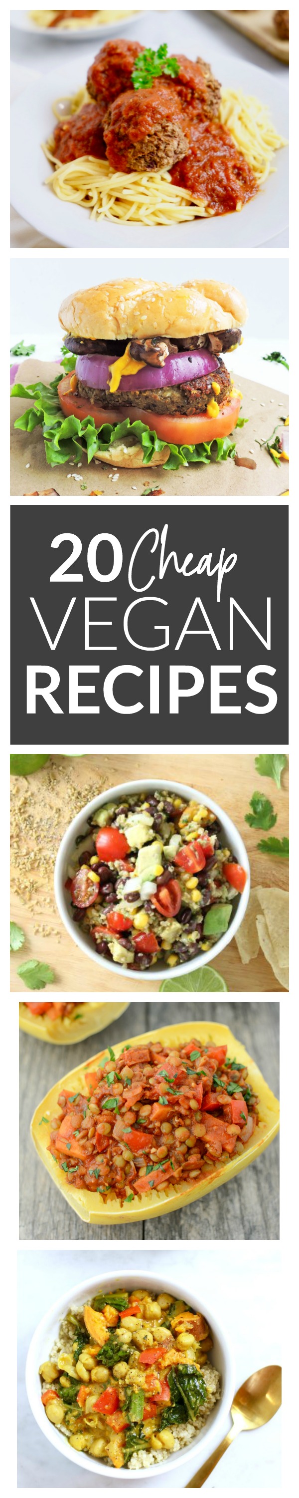 20 Cheap Vegan Recipes - Plant-Based on A Budget