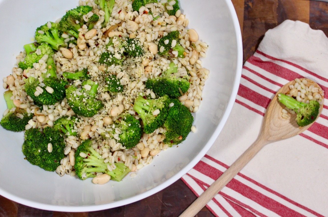 broccoli barley beans