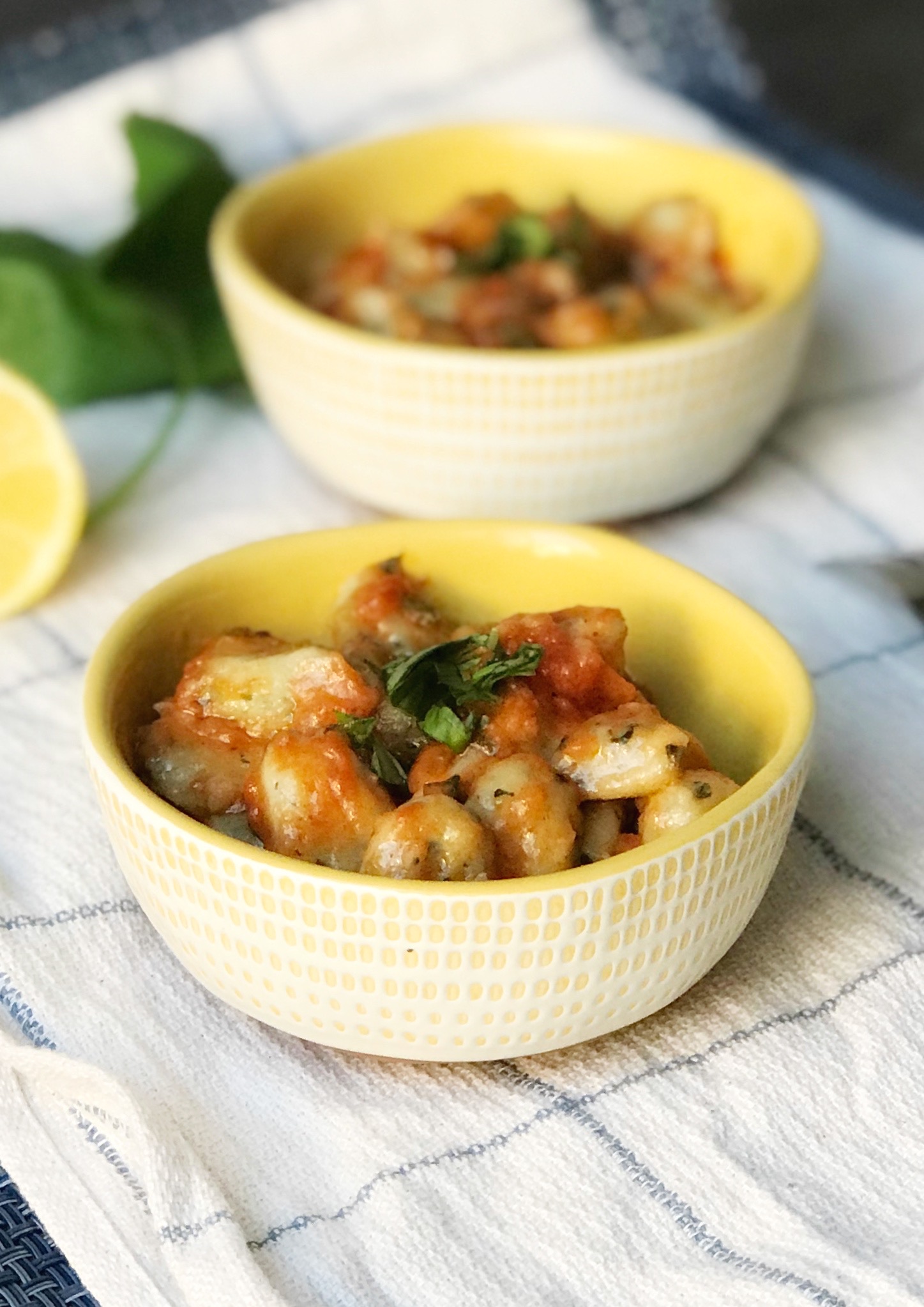 vegan spinach gnocchi