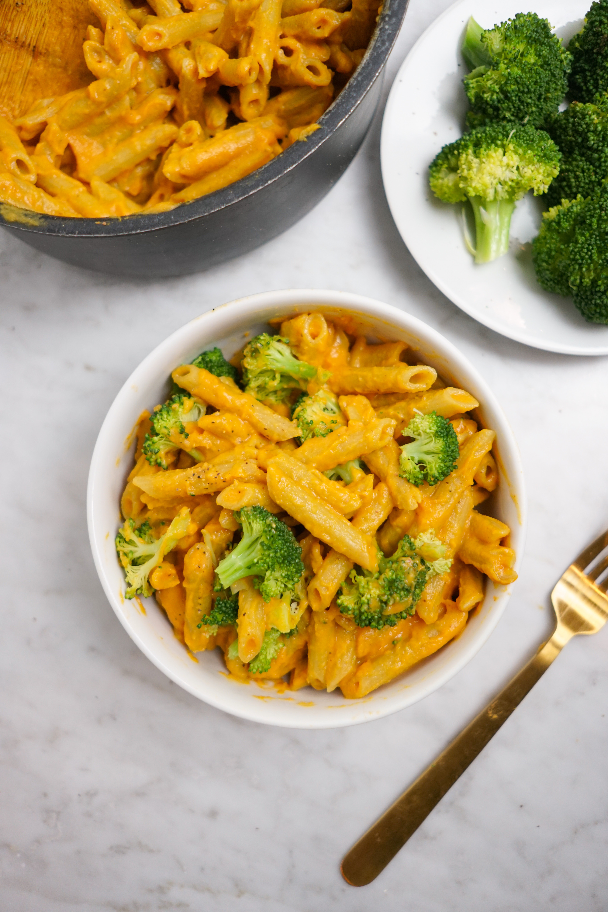 sweet potato vegan mac n cheese
