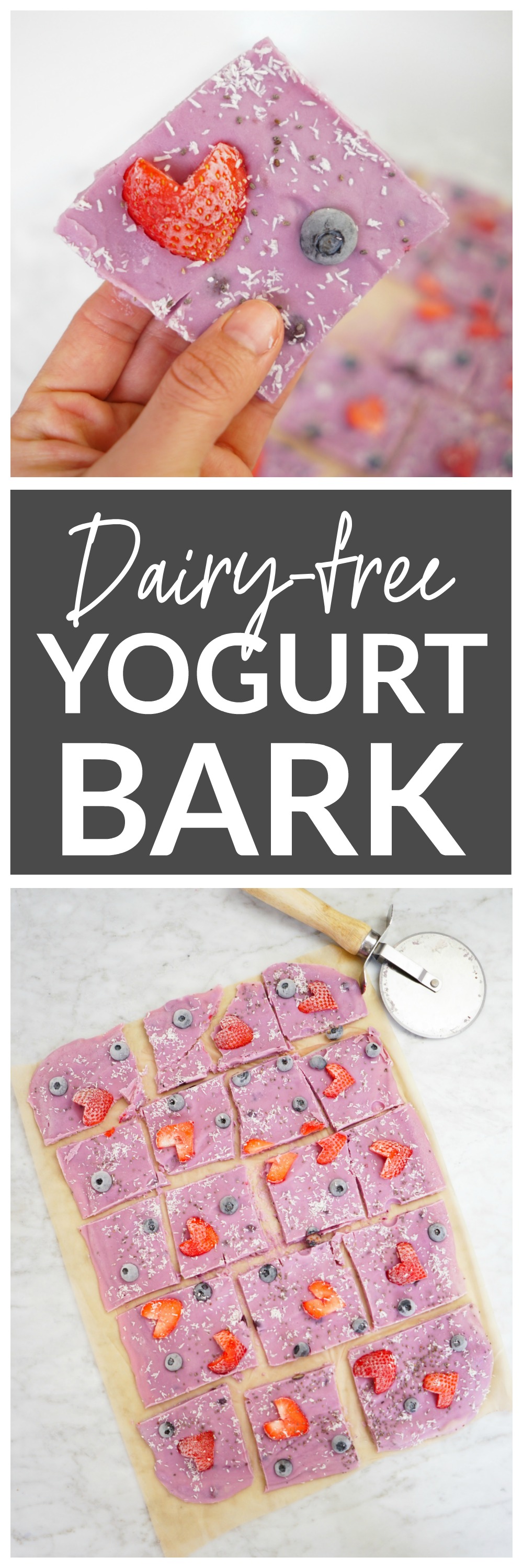 Yogurt Bark - vegan, dairy-free