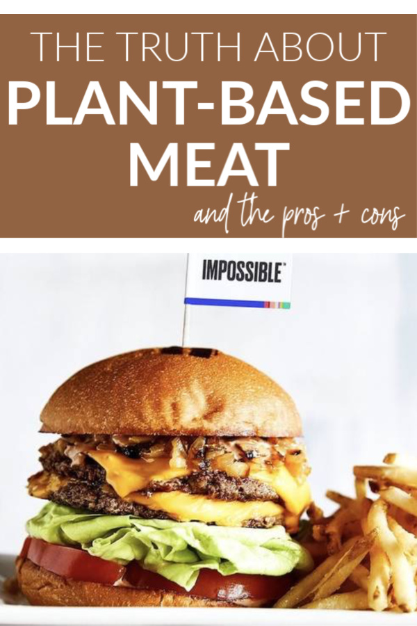 plant-based meat pin