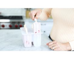plant-based 4th of july popsicles