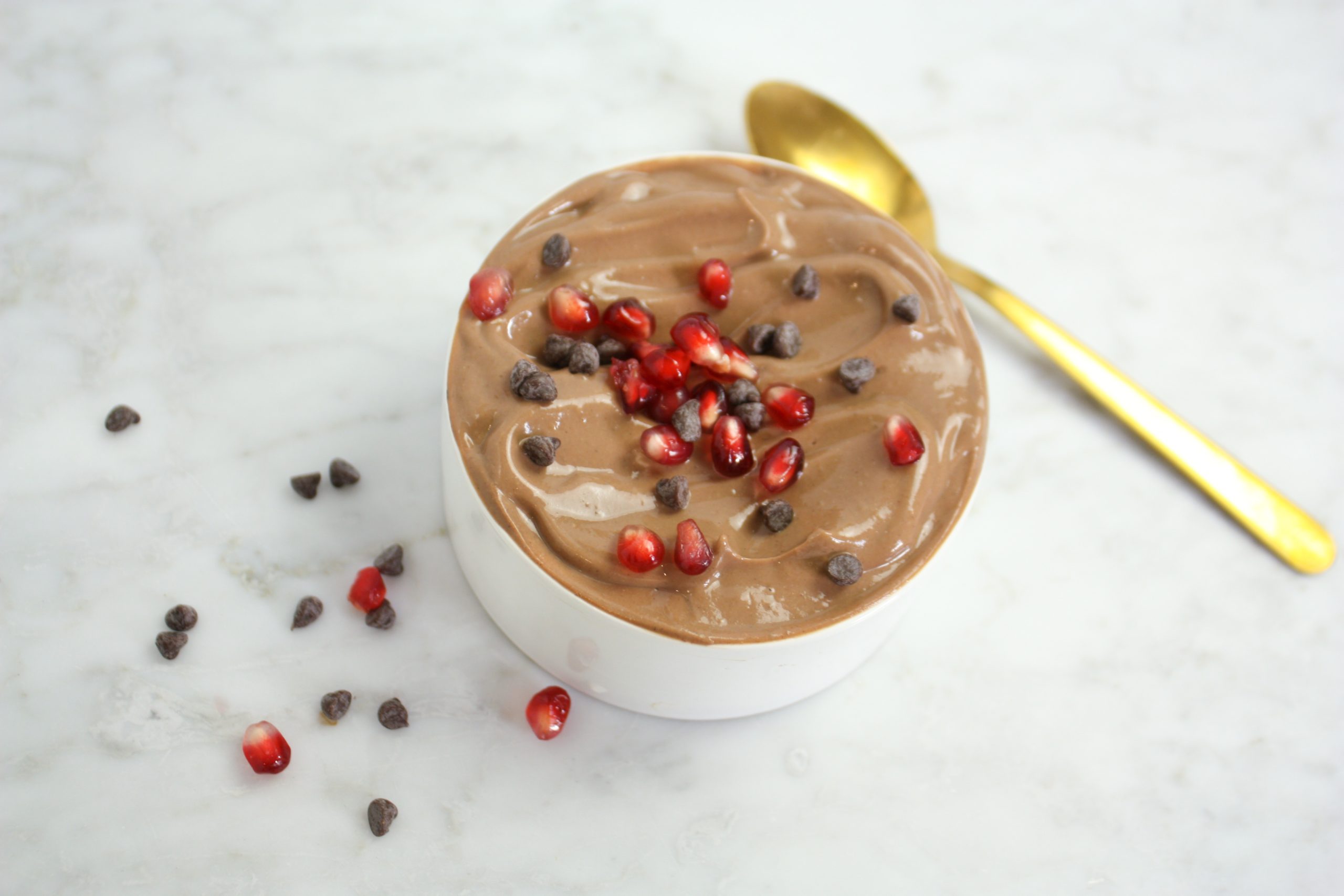vegan tofu avocado mousse