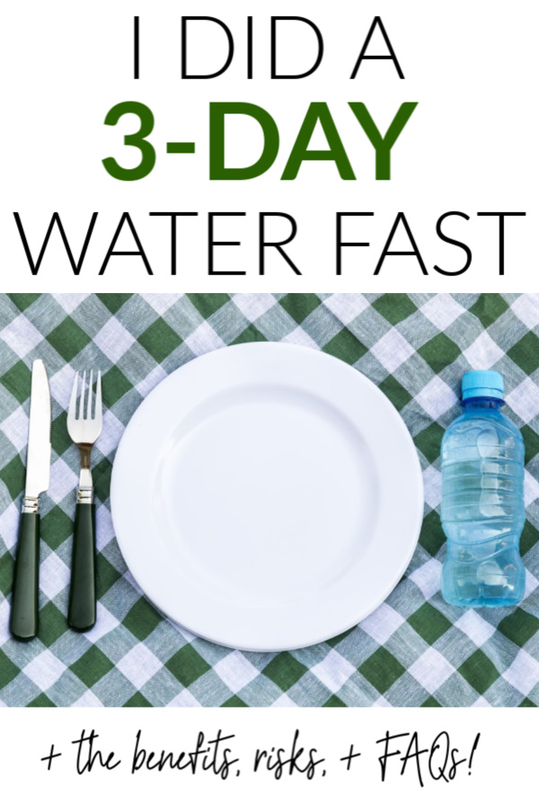 water fasting pin