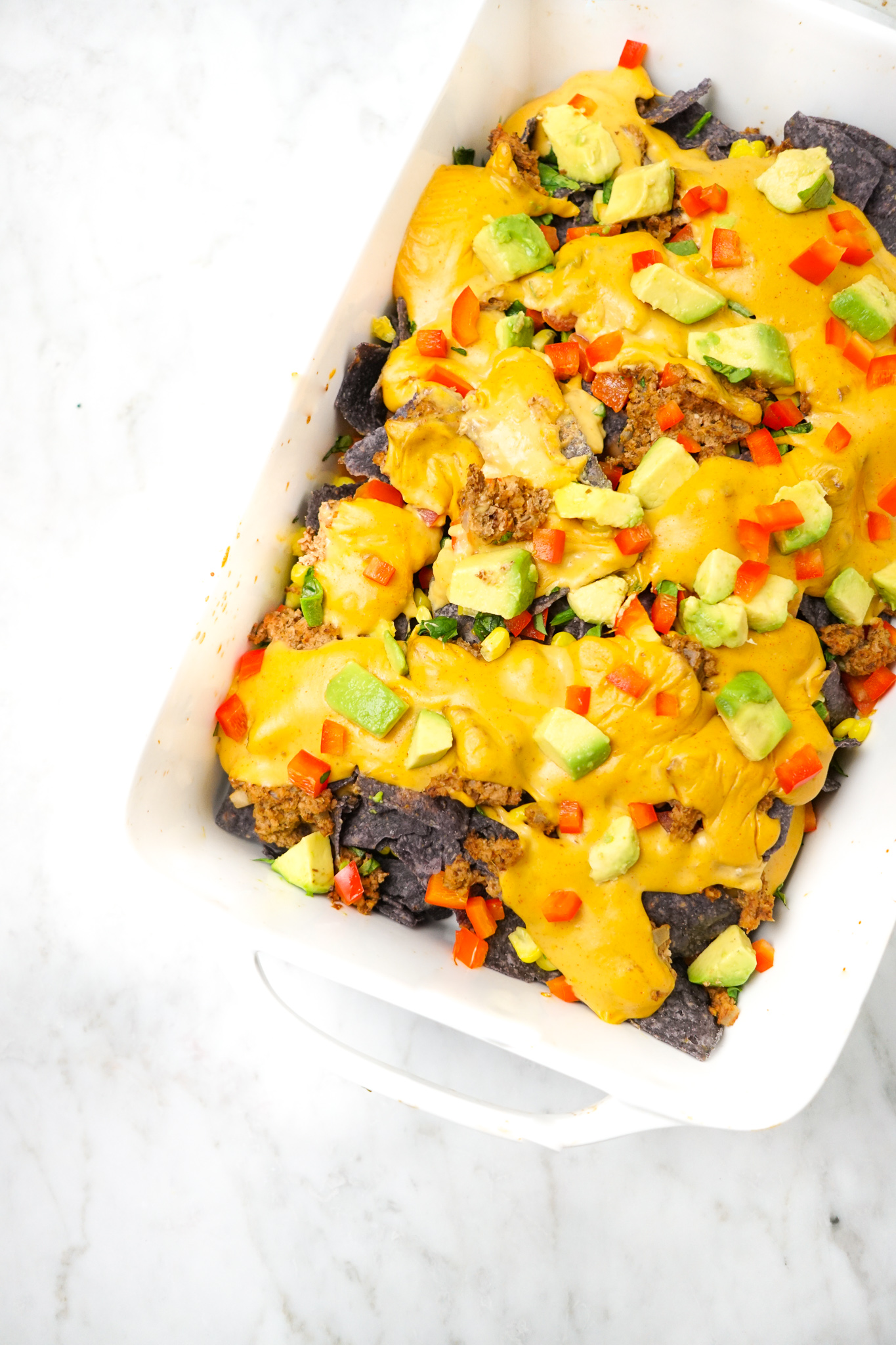 vegan nachos baked