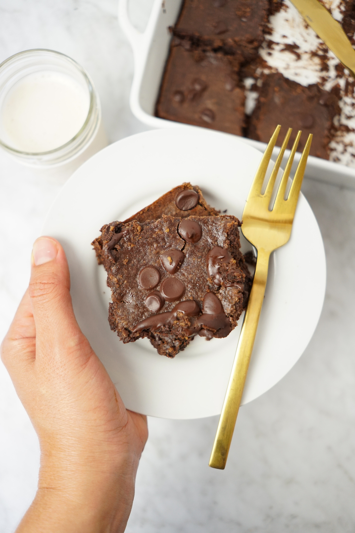 black bean brownie