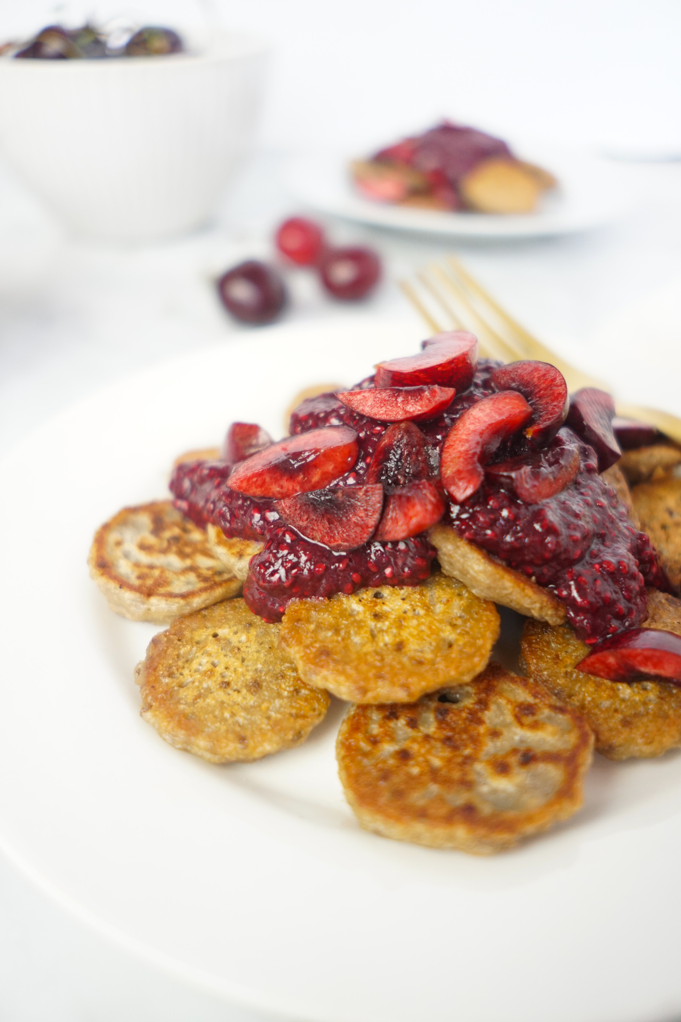 cherry pancakes 