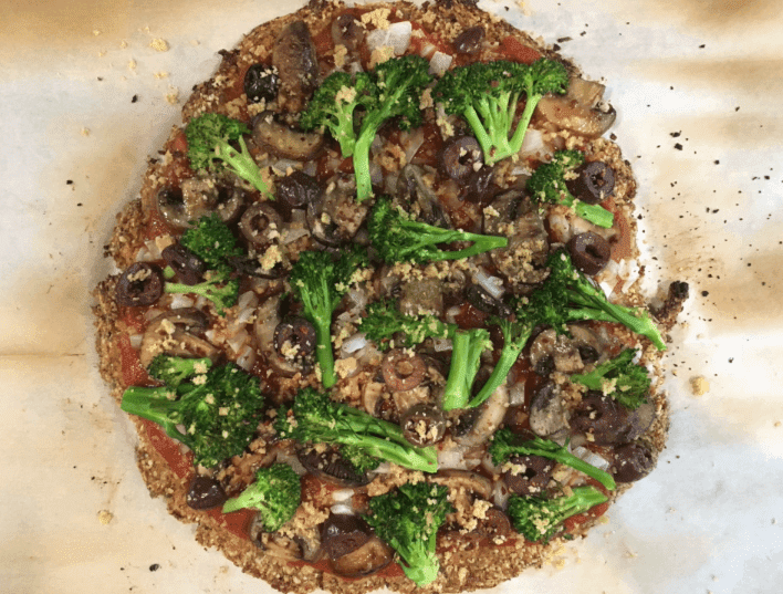 plant-based ketogenic pizza