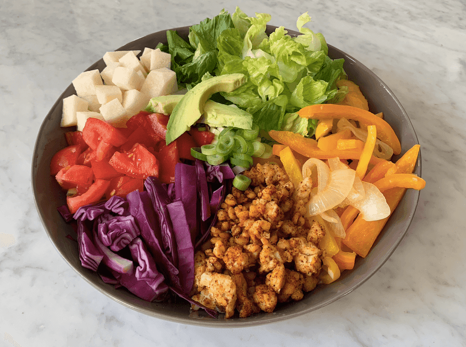 plant-based ketogenic bowl