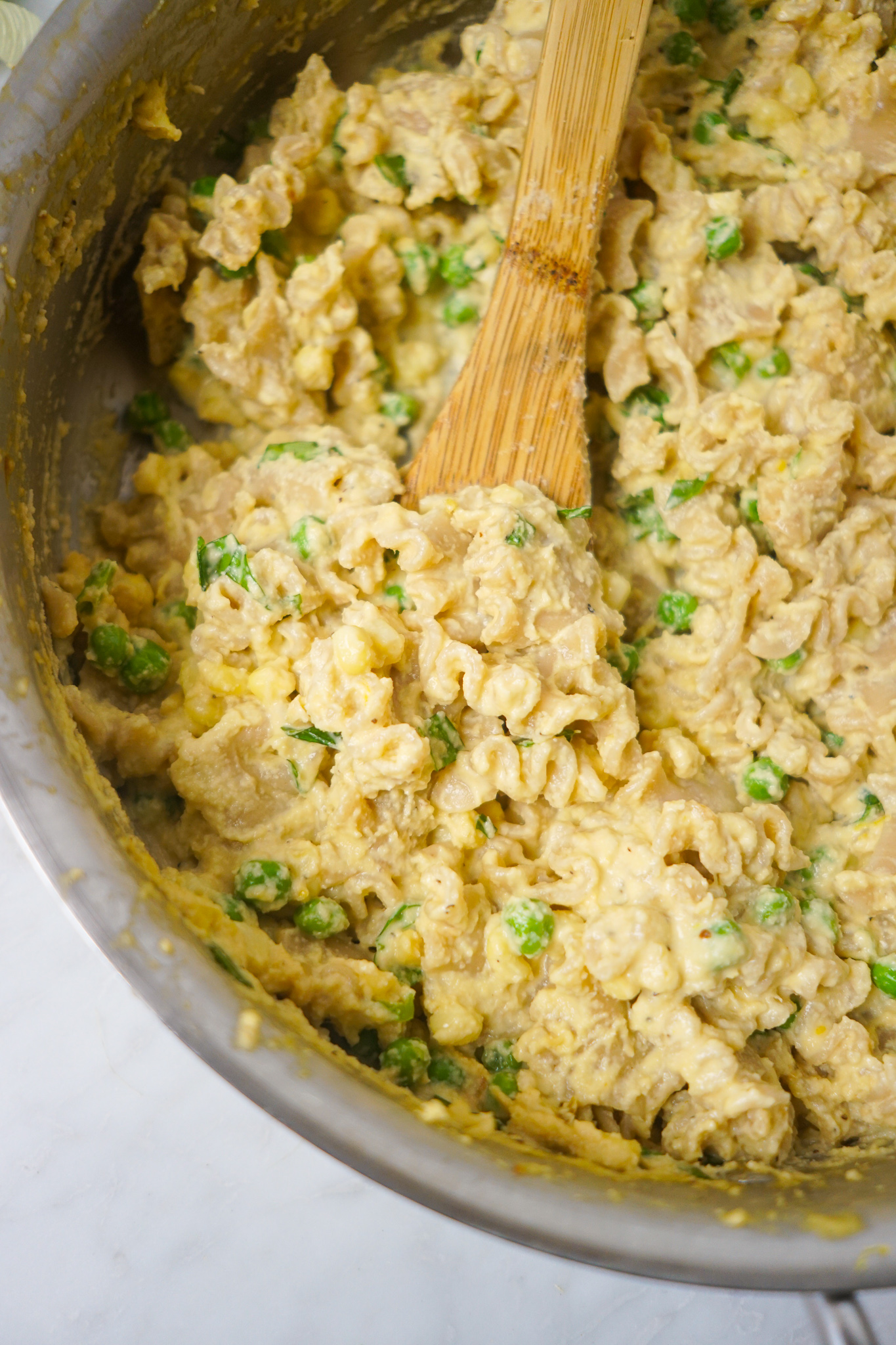 sweet corn pasta pot