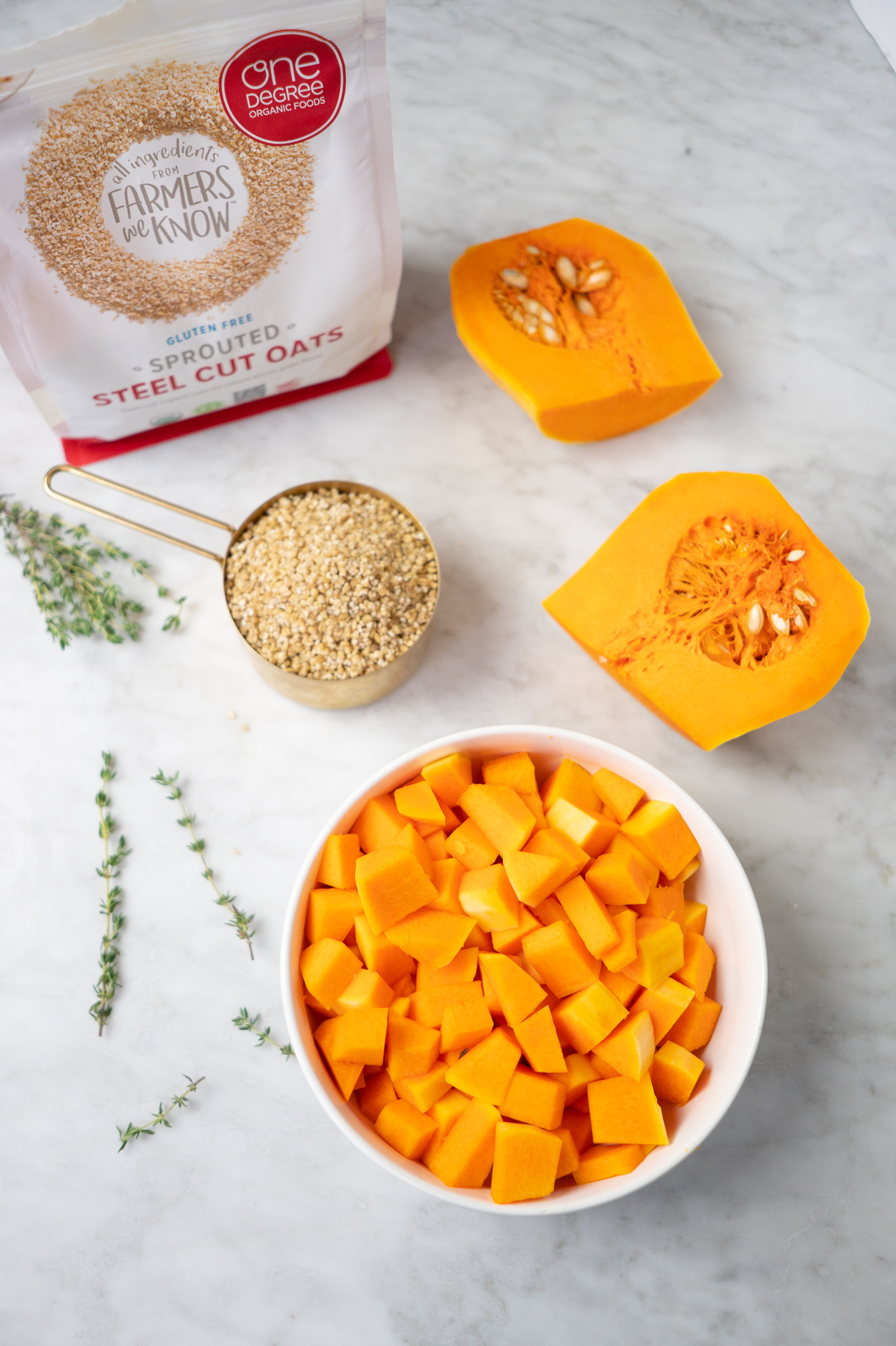 butternut squash and steel cut oats