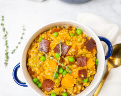 steel cut risotto