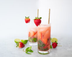 strawberry mojitos